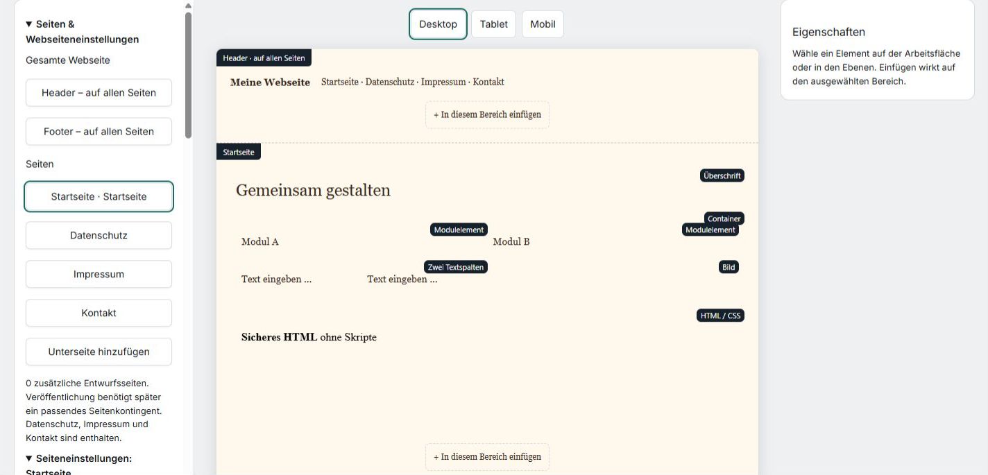 Screenshot of the Selphi visual designer